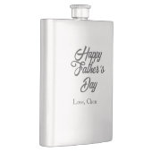 Happy father's day gray name love best Daddy ever Flacon (Rechts)