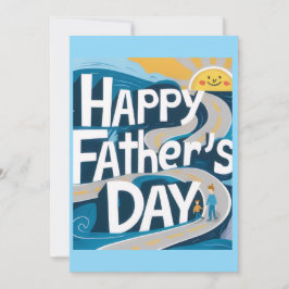 Happy Father's Day Greeting Card Bedankkaart