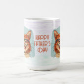 Happy Father's Day Hilarious Cat Coffee Mug Koffiemok (Center)