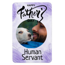 Happy Fathers Day Human Servant Custom Paars