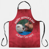 Happy Fathers Day Human Servant Custom Red Schort (Voorkant)