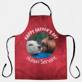 Happy Fathers Day Human Servant Custom Red Schort