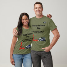 Happy Fathers Day - In het vuur T-shirt.