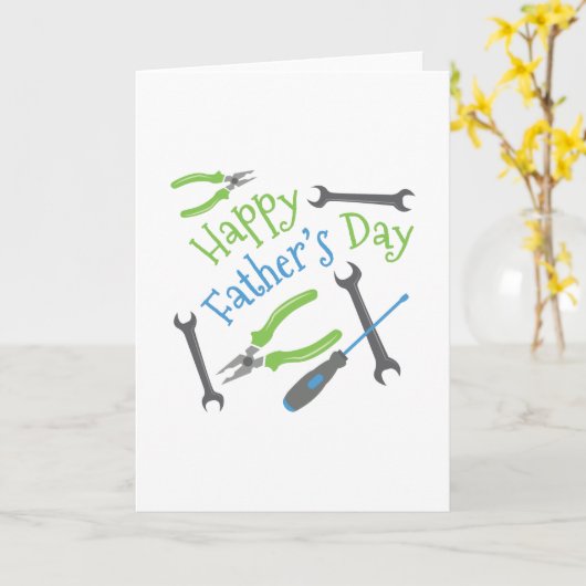 Happy Fathers Day Kaart (Gele Bloem)