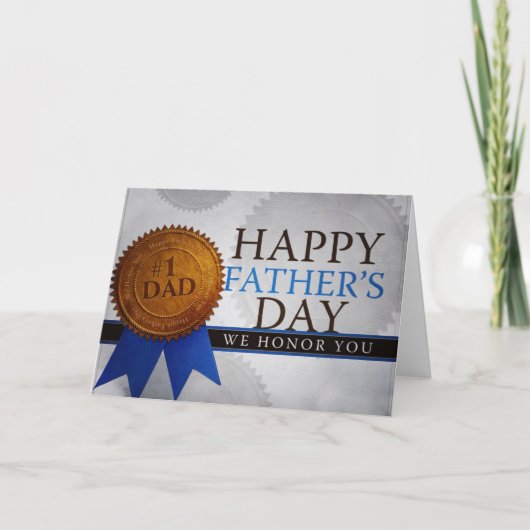 Happy Fathers Day Kaart (Voorkant)