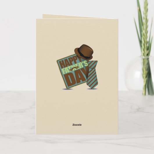 Happy Fathers Day Kaart (Achterkant)