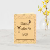 Happy Fathers Day Kaart (Gele Bloem)