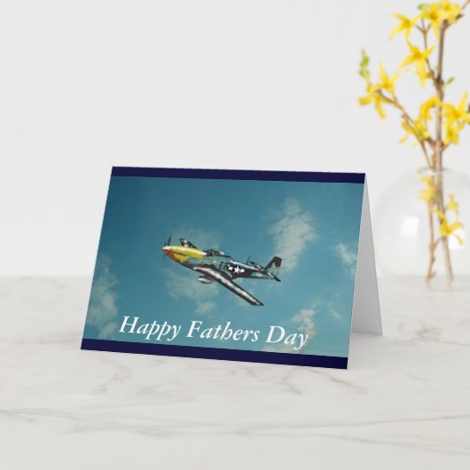 Happy Fathers Day Kaart (Gele Bloem)