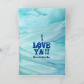 Happy Fathers Day Kaart (Binnen)