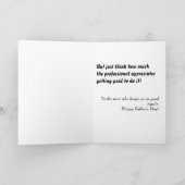 Happy Fathers Day Kaart (Binnen)