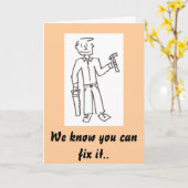 Happy Fathers Day Kaart (Gele Bloem)