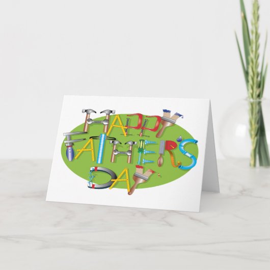 Happy Fathers Day Kaart (Voorkant)