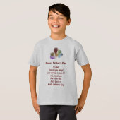 Happy Father's Day kinder T-Shirt (Voorkant volledig)