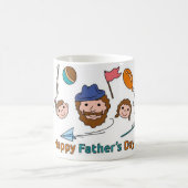 Happy Fathers Day Koffiemok (Center)