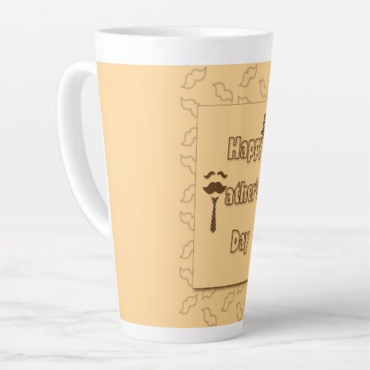 Happy Fathers Day Latte Mok (Linkerhoek)