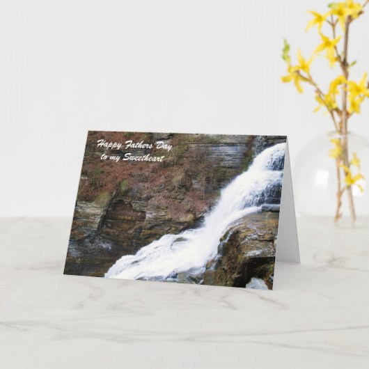 HAPPY FATHERS DAY LIEVERD kaart (Gele Bloem)