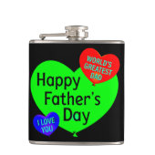 Happy Fathers Day Love Heupfles (Voorkant)