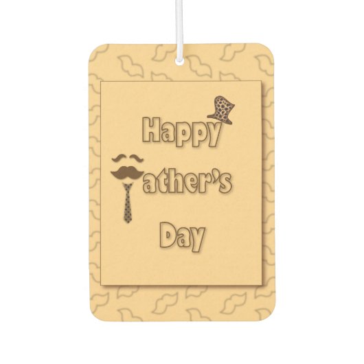 Happy Fathers Day Luchtverfrisser (Voorkant)