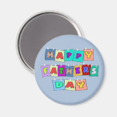 Happy Fathers Day Magneet (Voorkant / Achterkant)