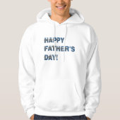 Happy Fathers Day Mannen Hoodie (Voorkant)