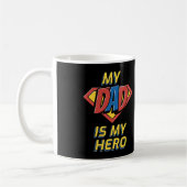 Happy Fathers Day Mijn vader is mijn Hero Koffiemok (Links)