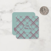 Happy Fathers Day Note Kaart: Notitiekaartje (Voorkant / Achterkant in situ)