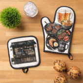 Happy Father's Day Ovenwant & Pannenlap Set (Top down)