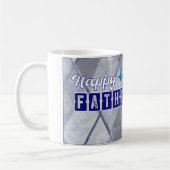 Happy Fathers Day Pap White Coffee Mok (Links)