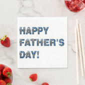Happy Fathers Day Paper Napkins Servet (Insitu)