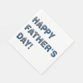 Happy Fathers Day Paper Napkins Servet (Hoek)
