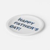 Happy Fathers Day Papieren Borden Papieren Bordje (Gekanteld)