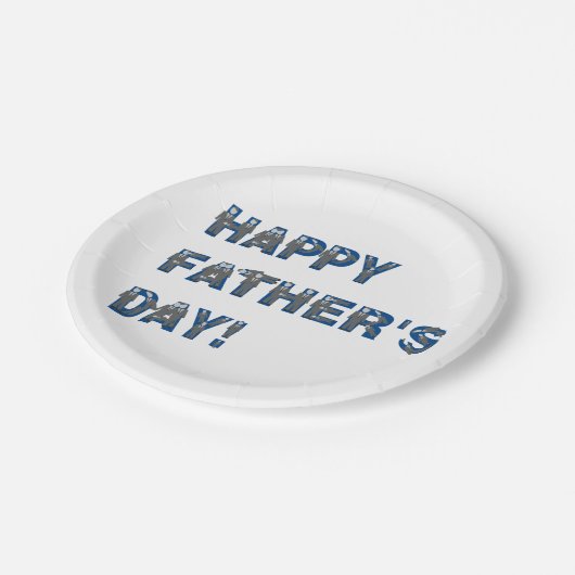 Happy Fathers Day Papieren Borden Papieren Bordje (Gekanteld)