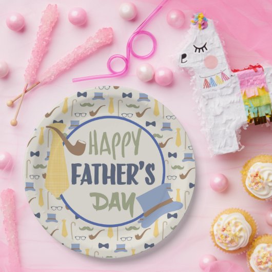 Happy Fathers Day Papieren Bordje (Feest)
