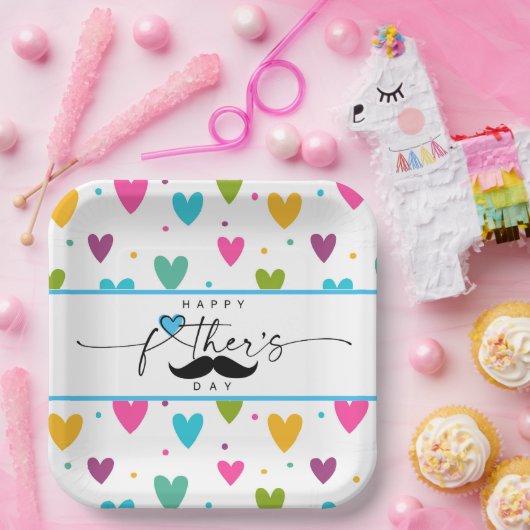 Happy Fathers Day Papieren Bordje (Feest)