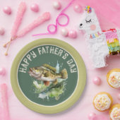 Happy Fathers Day Party Vis Papieren Bordje (Feest)