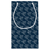 Happy Fathers Day-patroon Klein Cadeauzakje (Achterkant)