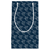 Happy Fathers Day-patroon Klein Cadeauzakje (Voorkant)