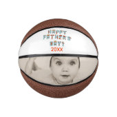 Happy Fathers Day Persoonlijke foto-cadeautjes Basketbal (Voorkant)