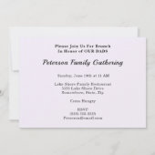 Happy Fathers Day Pet Paarse Dot Stropdas Family B Kaart (Achterkant)