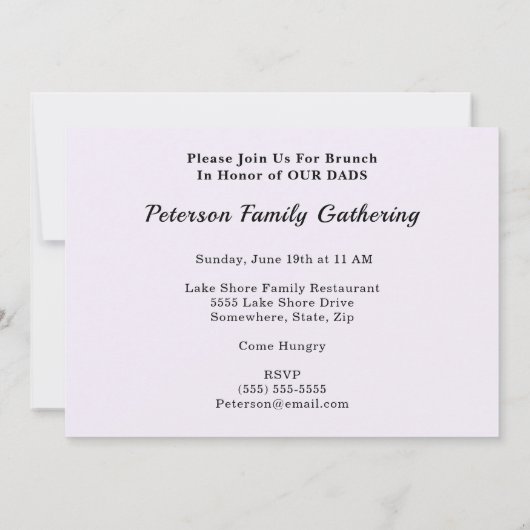 Happy Fathers Day Pet Paarse Dot Stropdas Family B Kaart (Achterkant)