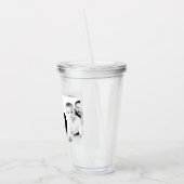 Happy FATHER'S DAY PHOTO  Acryl Drinkbeker (Links)