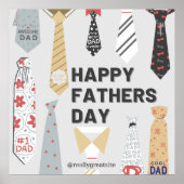 Happy Fathers Day Poster (Voorkant)
