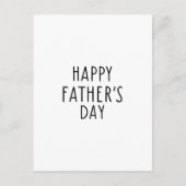 Happy Father's Day Quote Card Briefkaart (Voorkant)
