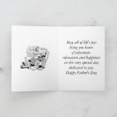 Happy Fathers Day Quote Feestdagen Kaart