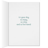 Happy Fathers Day Retriever Dog met Roos (Binnen (Rechts))