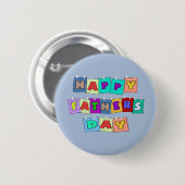 Happy Fathers Day Ronde Button 5,7 Cm (Voorkant /achterkant)