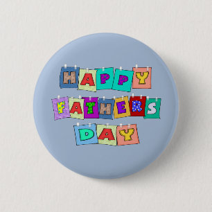 Happy Fathers Day Ronde Button 5,7 Cm