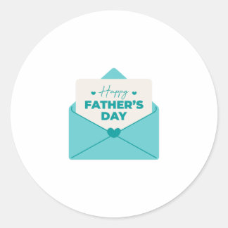 Happy Father's Day Ronde Sticker