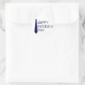 Happy Fathers Day Ronde Sticker (Tas)