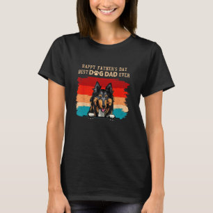 Happy Father's Day Rough Collie Beste Hond D T-shirt